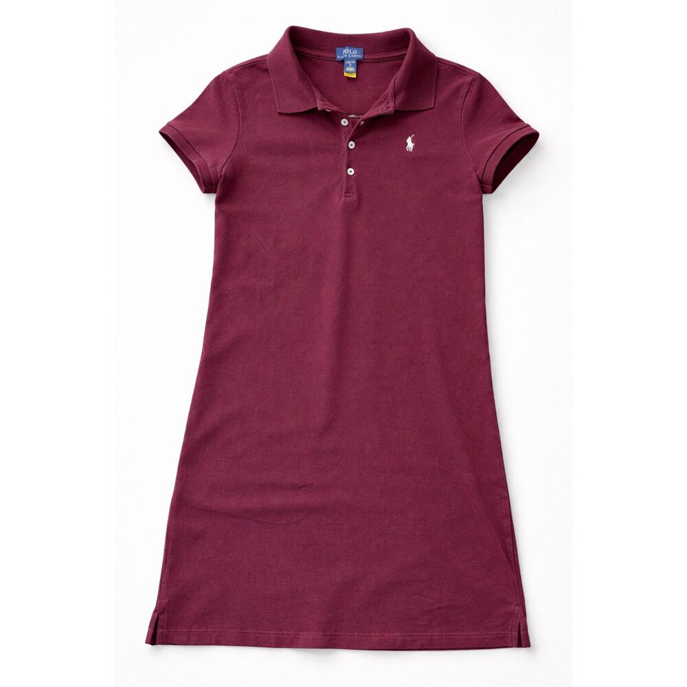 Ralph Lauren Burgundy Polo Dress